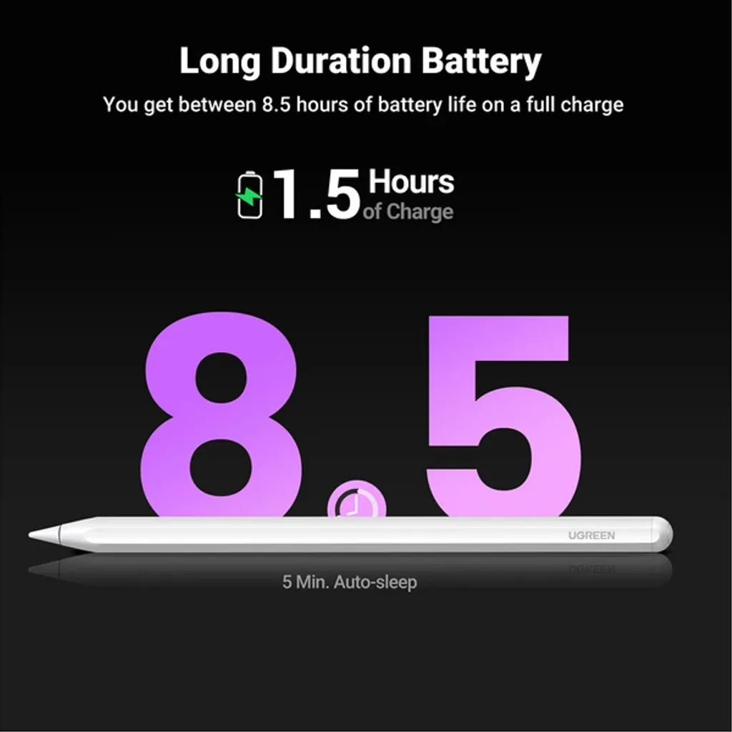 Ugreen stylus till iPad Pro, iPad Air och iPad mini 6, vit, bild 6