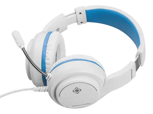 Gamingheadset till PS5 från Deltaco Gaming, 3,5 mm, vit, bild 4