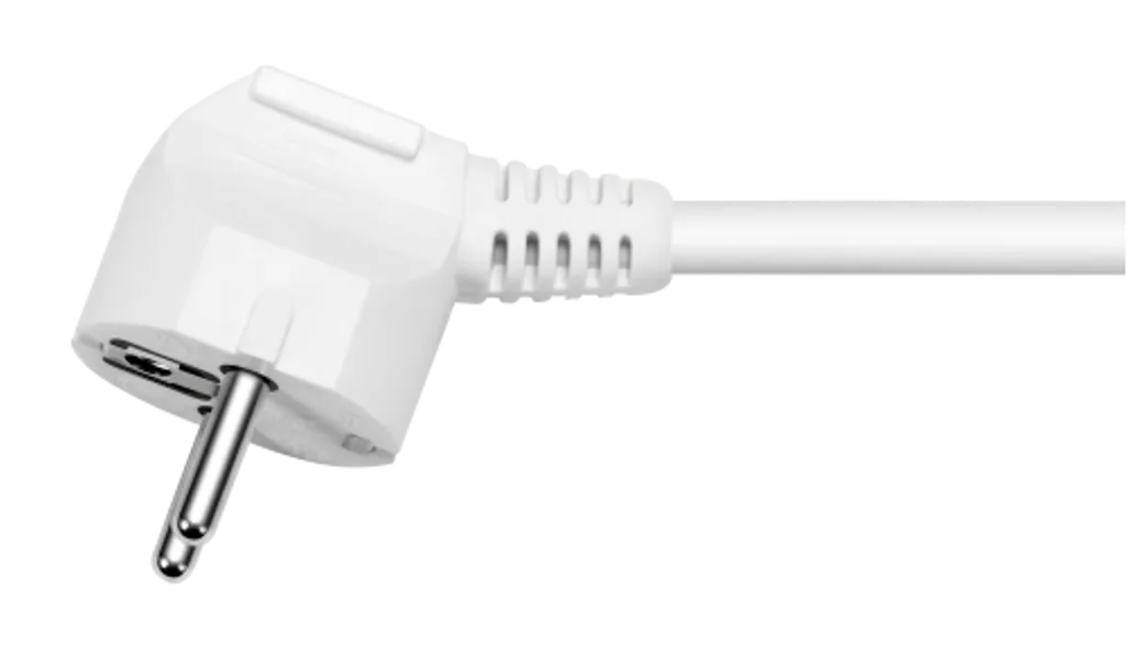 Grenuttag med 6 jordade uttag och barnskydd, 3 m kabel, vit, bild 2