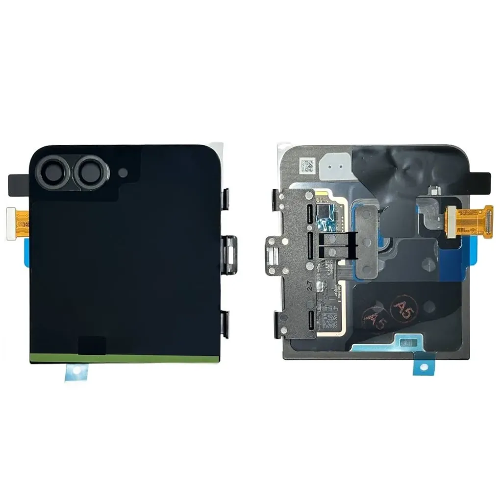 Samsung Galaxy Z Flip6 yttre display, tredjepartsdel, SM-F741B/U/U1/W/N, Silver Shadow