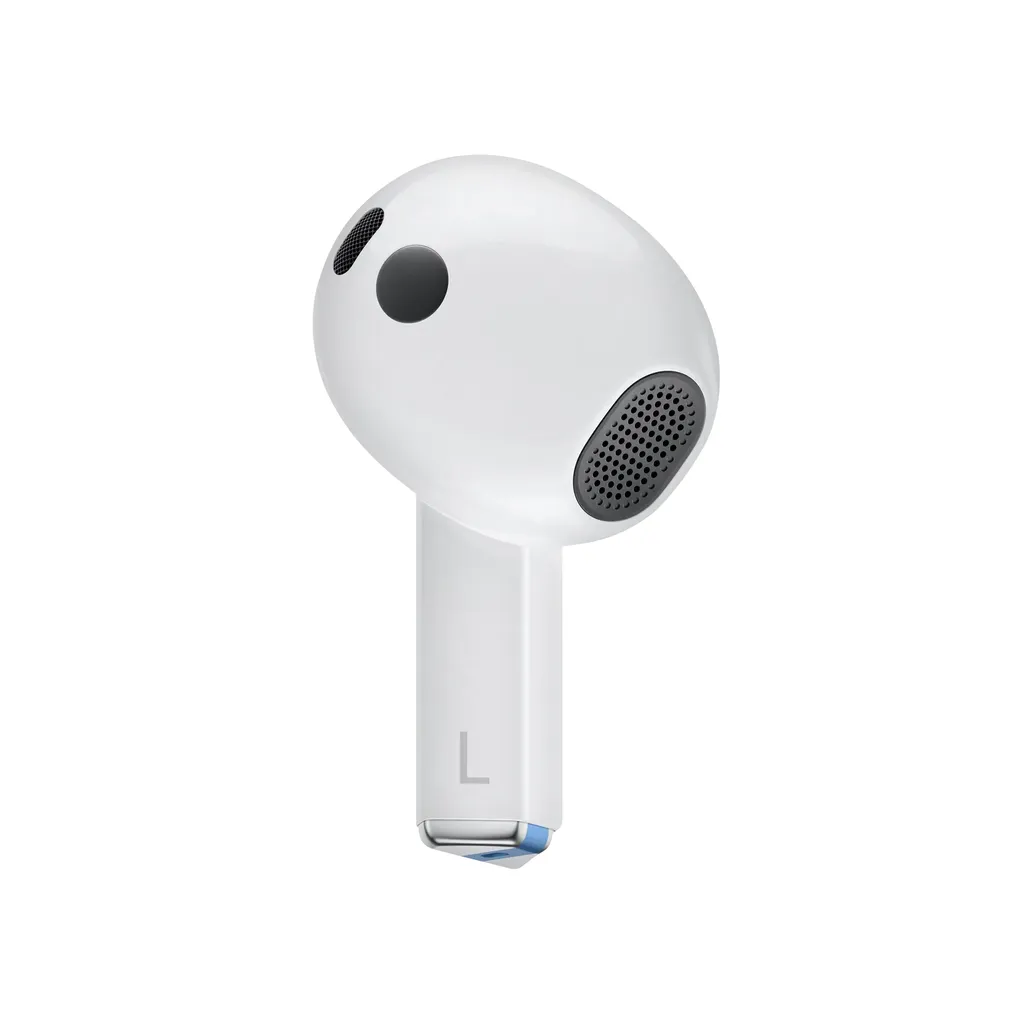 Samsung Galaxy Buds3 vänster öronsnäcka, 1 st, tredjepartsdel, SM-R530, Vit