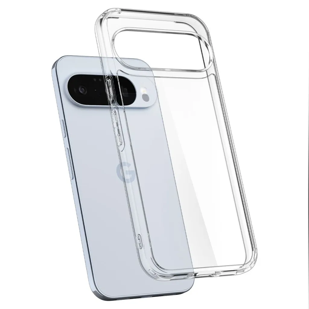Spigen Ultra Hybrid skal till Google Pixel 10 och Pixel 10 Pro, genomskinligt, bild 2