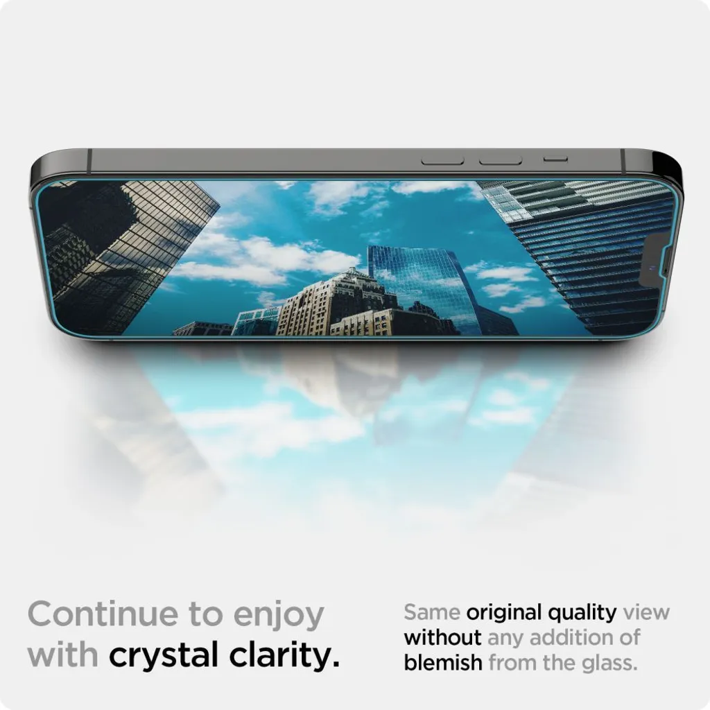 Spigen Glas.tR EZ Fit skärmskydd i härdat glas till iPhone 13, 13 Pro, 14, 16e och 17e, 1-pack, bild 10