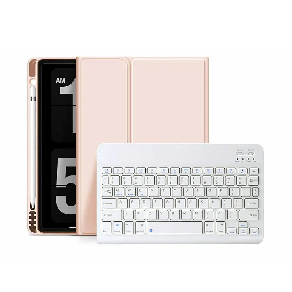 Tech-Protect fodral med tangentbord och pennfack till iPad 10,9 och 11 tum, rosa, bild 2