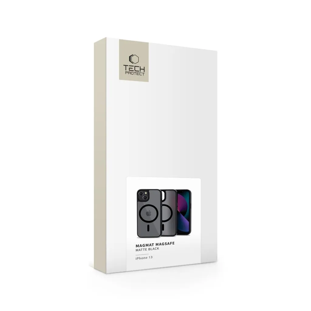 Tech-Protect MagMat MagSafe-skal till iPhone 13, svart, bild 5
