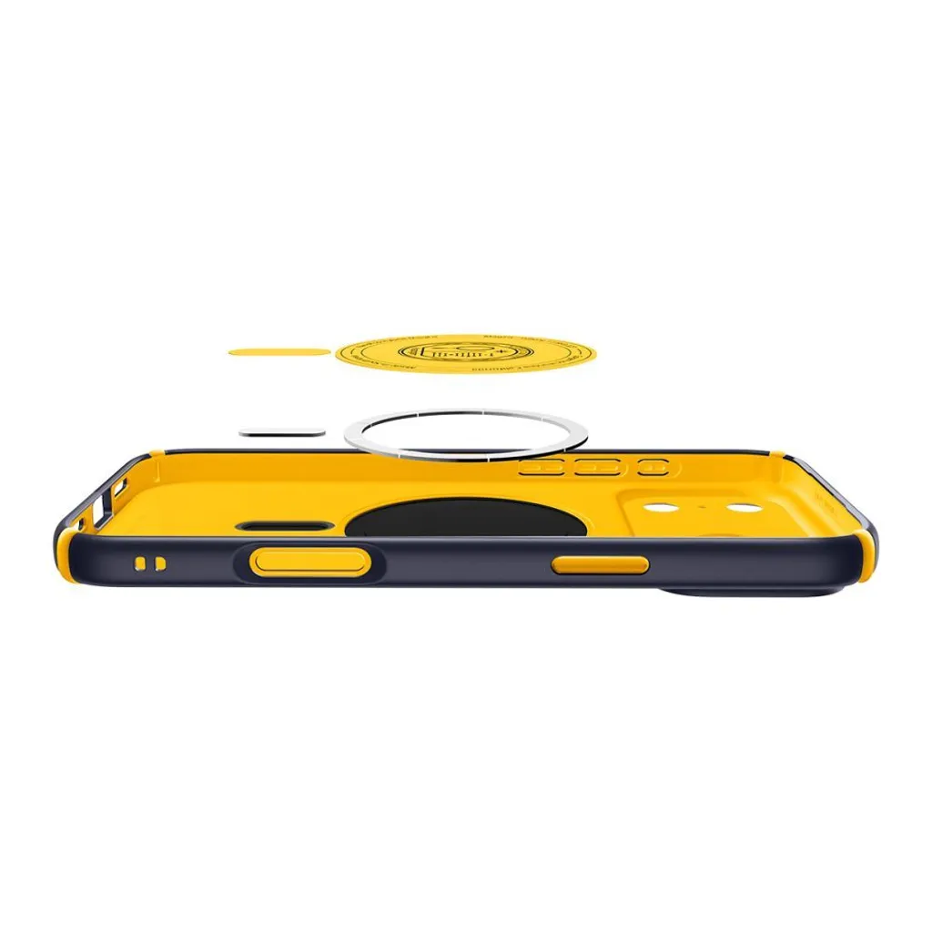 Spigen Nano Pop Hybrid MagSafe skal till iPhone 17 Pro Max, marinblått, bild 2