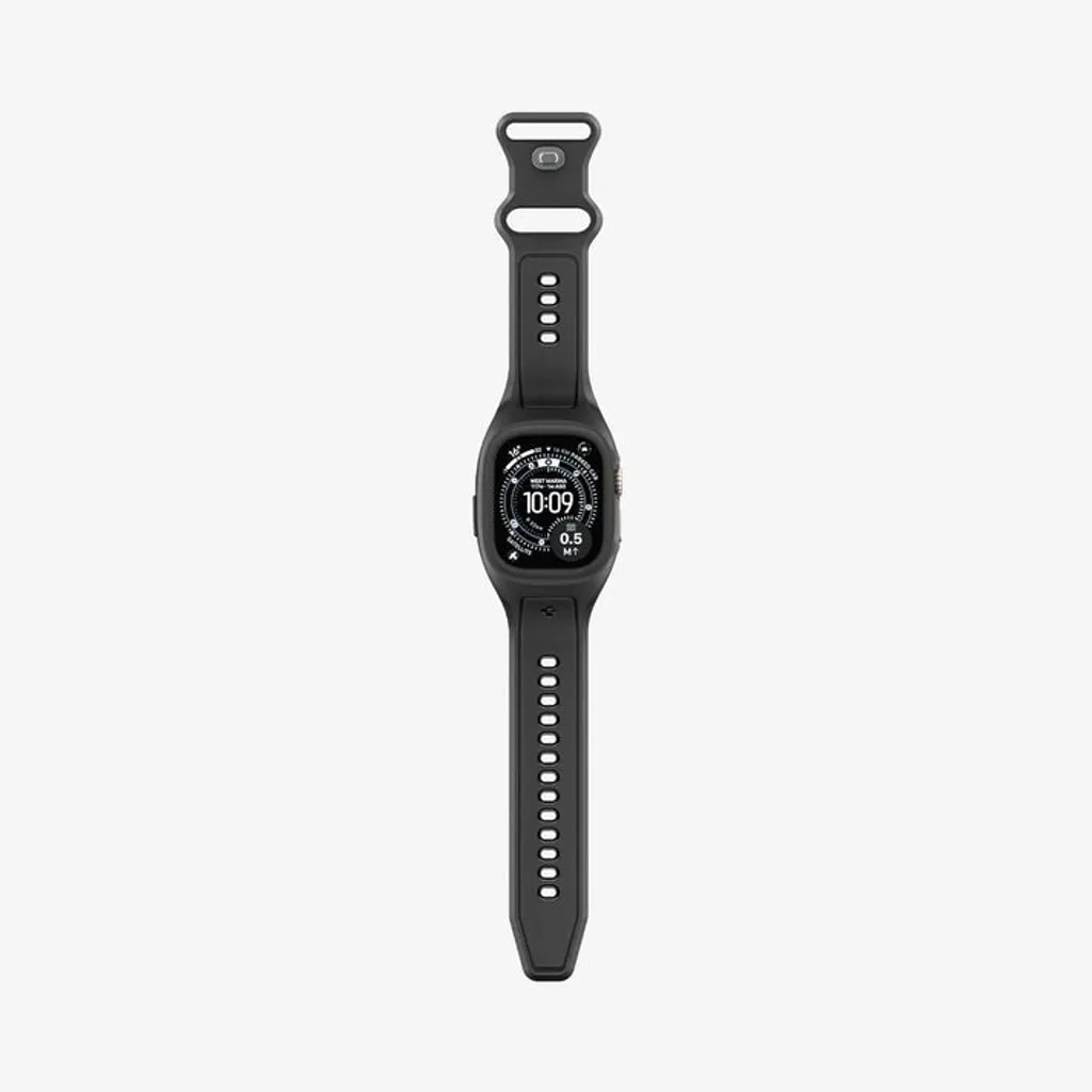Apple Watch Ultra 1/2/3 armband med skal 49 mm, Spigen Liquid Air Pro, svart, bild 3