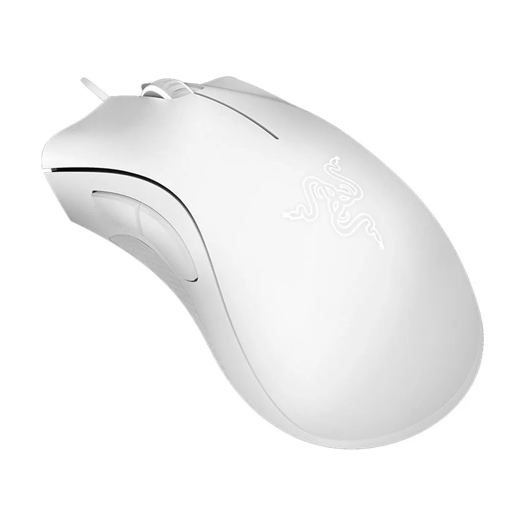 Razer DeathAdder Essential gamingmus, trådbunden, 6400 DPI, vit, bild 3