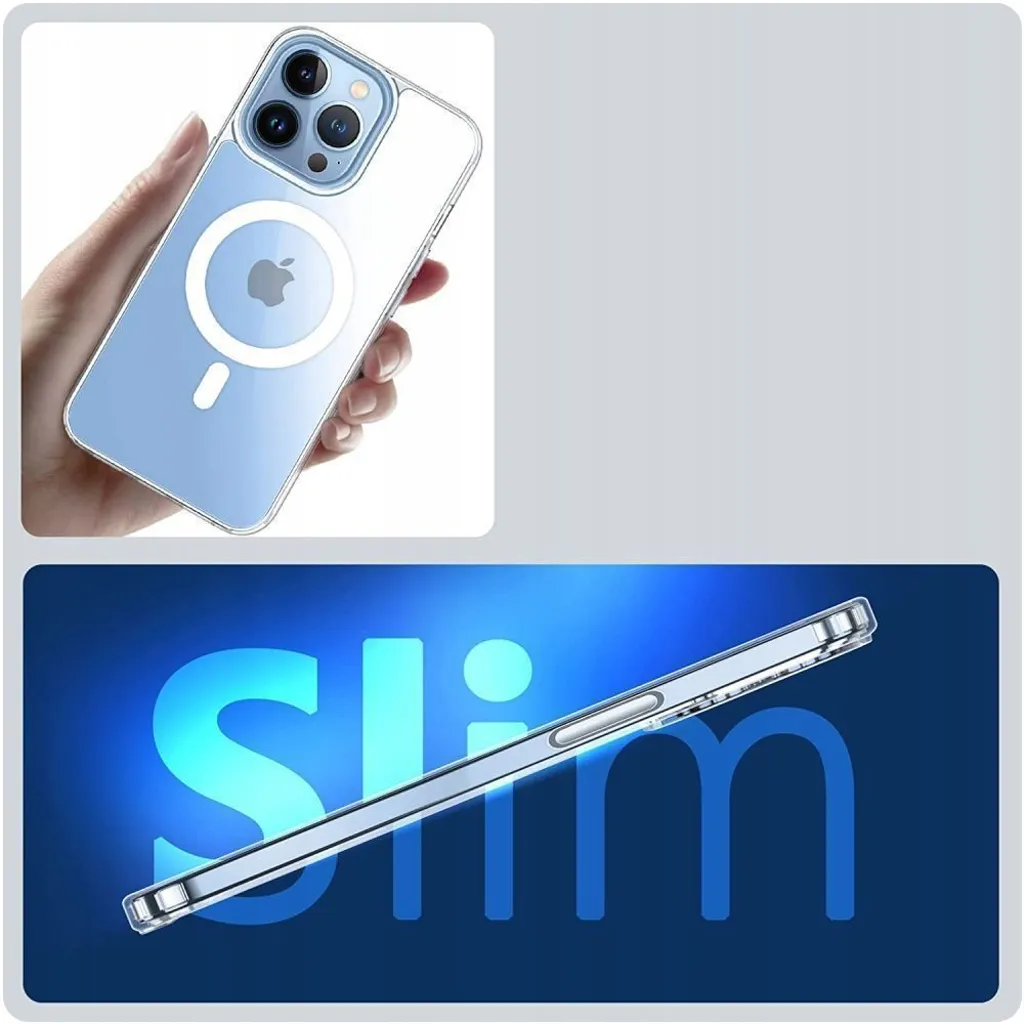 Tech-Protect FlexAir Hybrid MagSafe-skal till Samsung Galaxy S22, transparent, bild 3