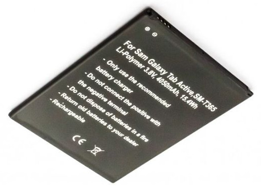 Samsung Galaxy Tab Active 8.0 batteri 4050 mAh, Kompatibelt