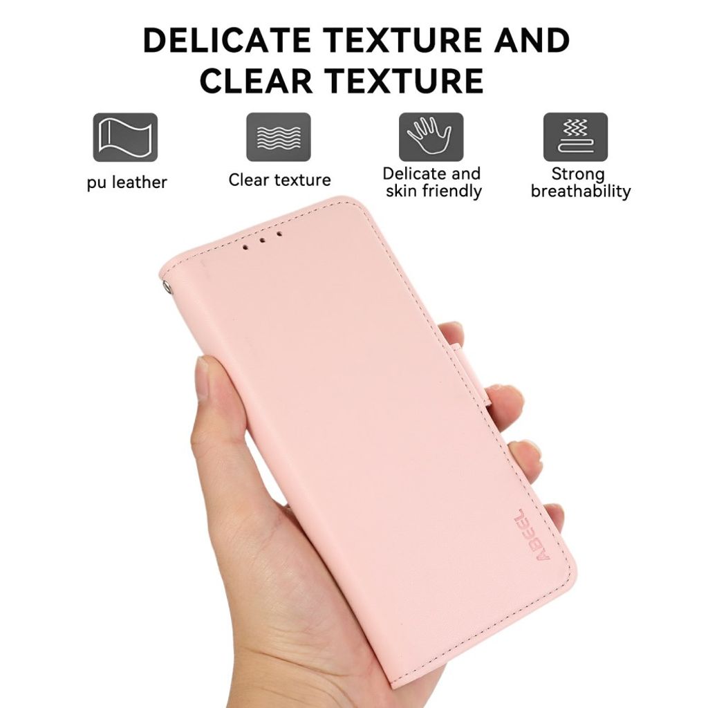 iPhone 18 Pro Max/17 Pro Max plånboksfodral med kortfack, rosa, bild 5