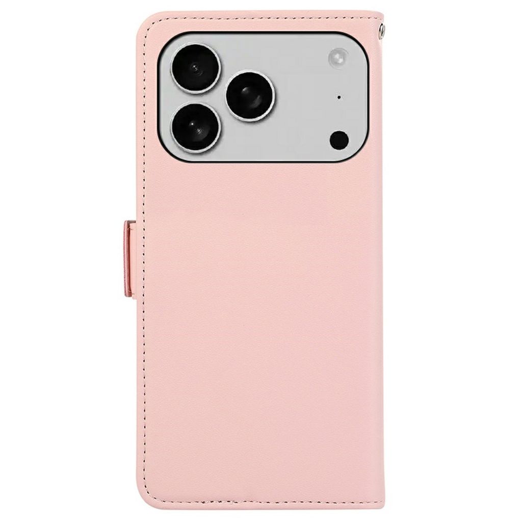 iPhone 18 Pro Max/17 Pro Max plånboksfodral med kortfack, rosa, bild 7