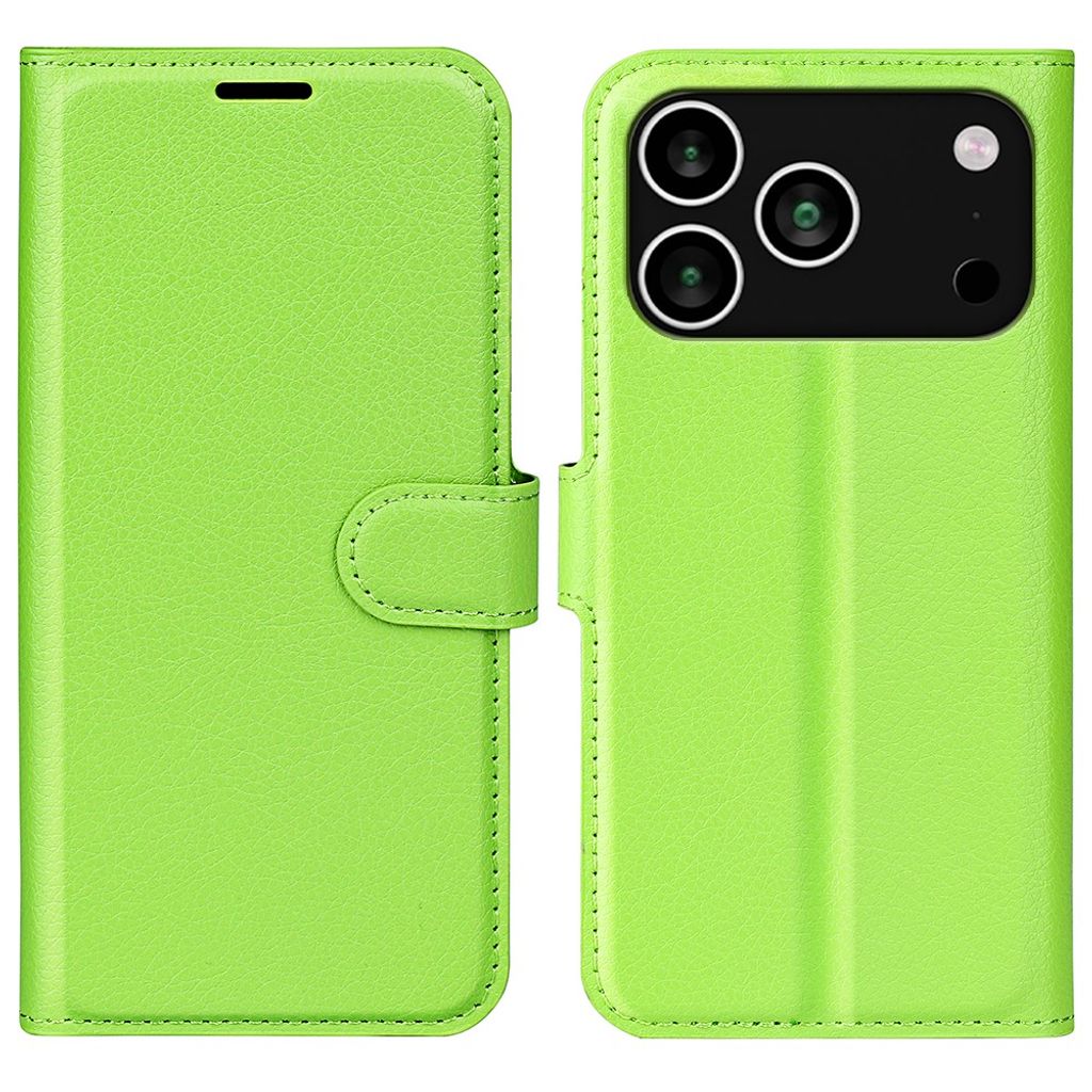 iPhone 18 Pro Max/17 Pro Max plånboksfodral 4 fack, grön