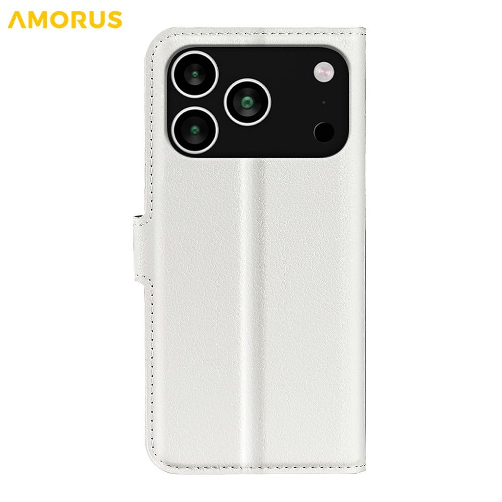iPhone 18 Pro Max/17 Pro Max plånboksfodral 4 fack, vit, bild 6