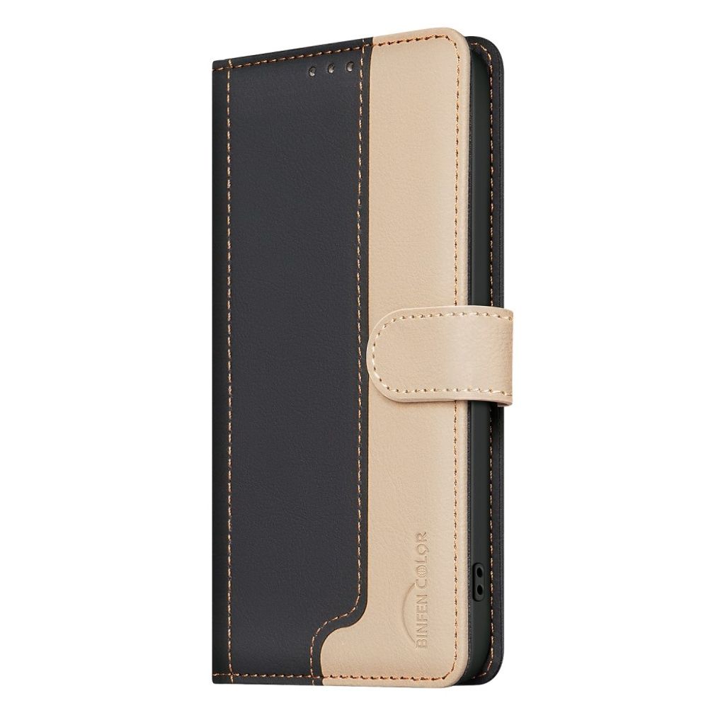 iPhone 18 Pro Max/17 Pro Max plånboksfodral, svart/beige, bild 2