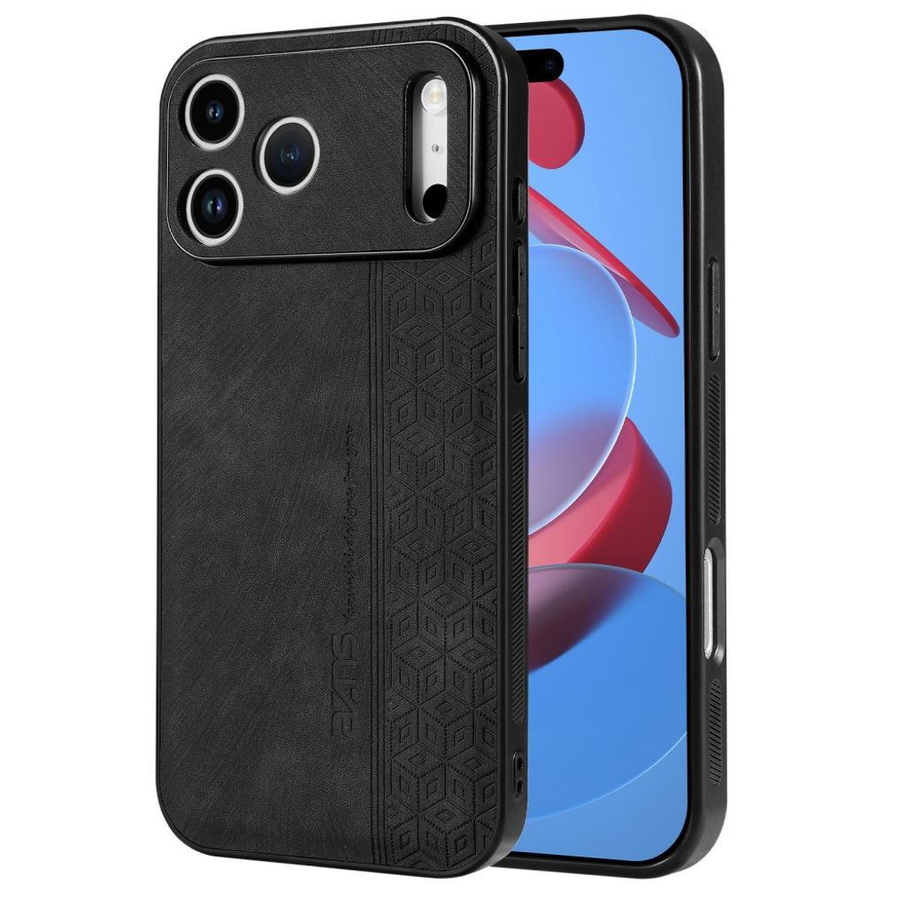 iPhone 18 Pro Max/17 Pro Max skal med mönster, svart