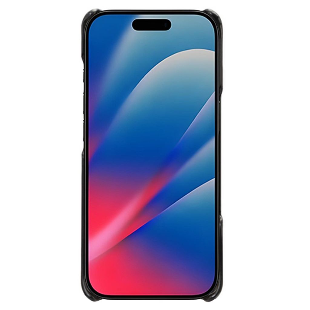 iPhone 18 Pro Max/17 Pro Max tunt skal i konstläder, svart, bild 4