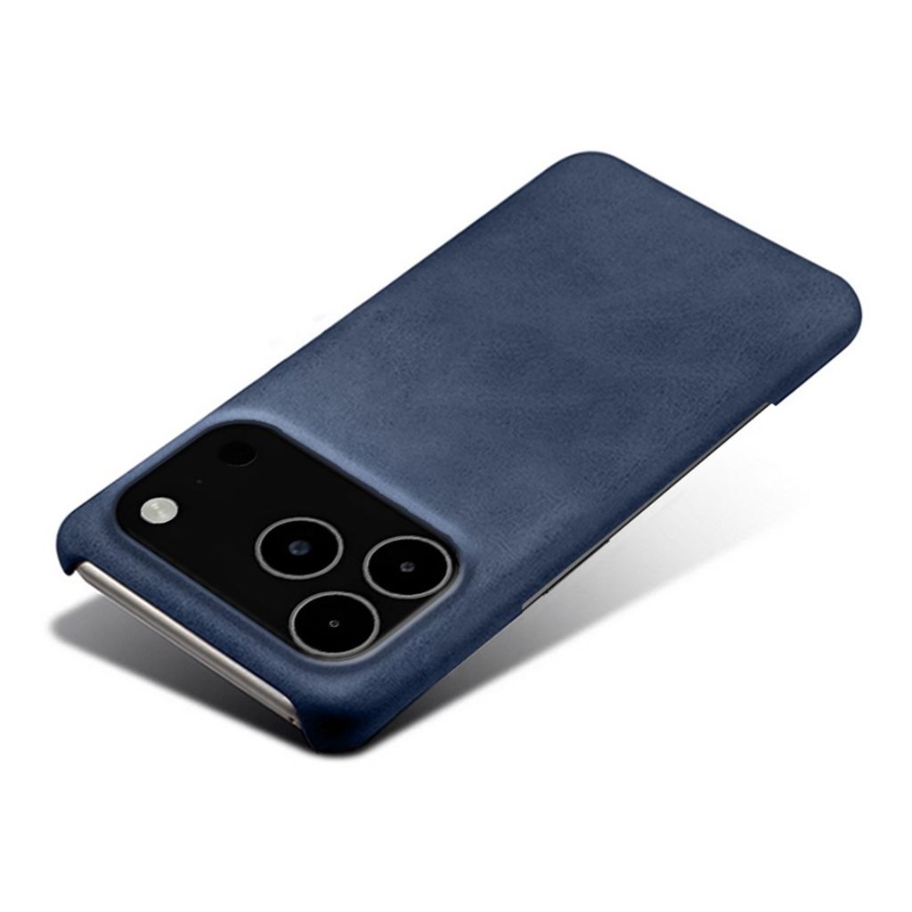 iPhone 18 Pro Max/17 Pro Max tunt skal i konstläder, blå, bild 3