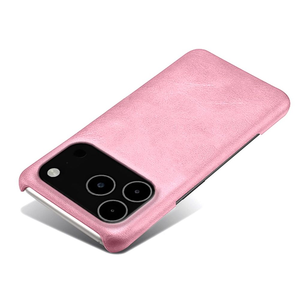 iPhone 18 Pro Max/17 Pro Max tunt skal i konstläder, roséguld, bild 3