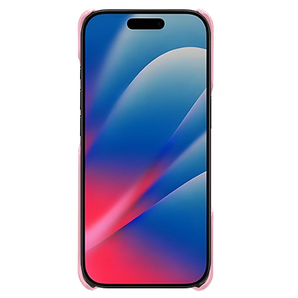 iPhone 18 Pro Max/17 Pro Max tunt skal i konstläder, roséguld, bild 4