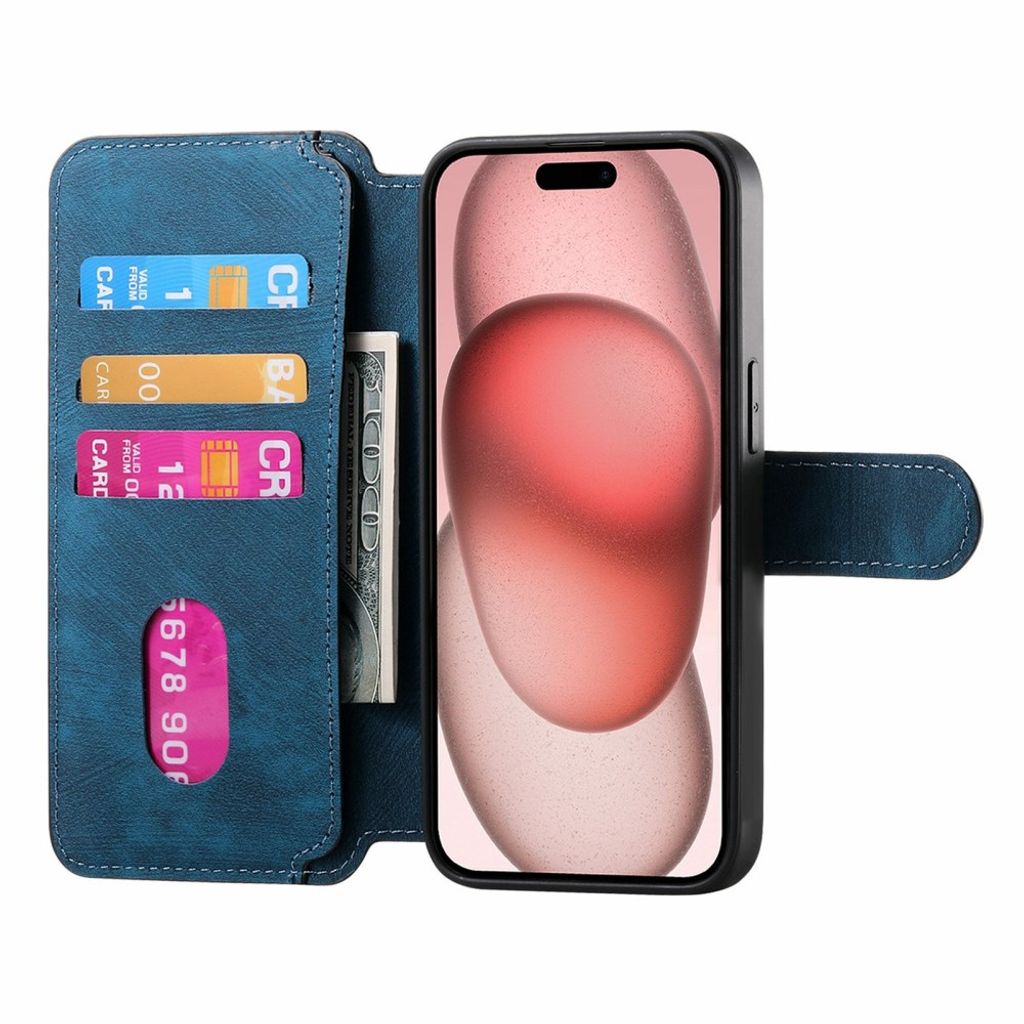 iPhone 18 Pro Max/17 Pro Max skal med löstagbar plånbok, blå, bild 2