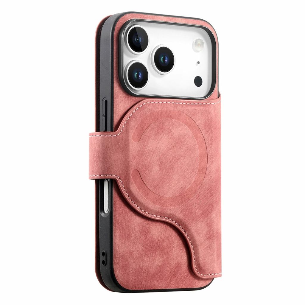 iPhone 18 Pro Max/17 Pro Max skal med löstagbar plånbok, rosa, bild 6