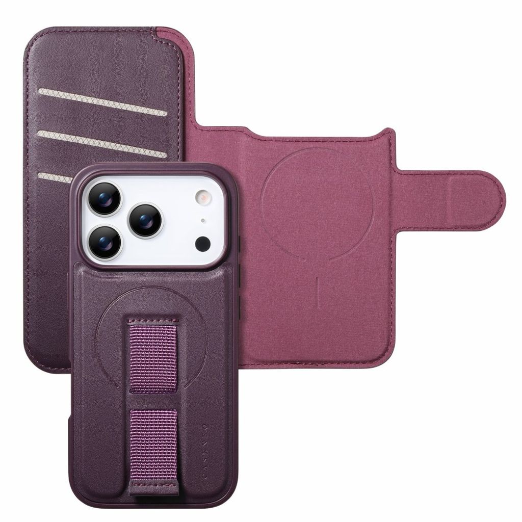 iPhone 18 Pro Max/17 Pro Max skal med RFID-plånbok, lila, bild 3