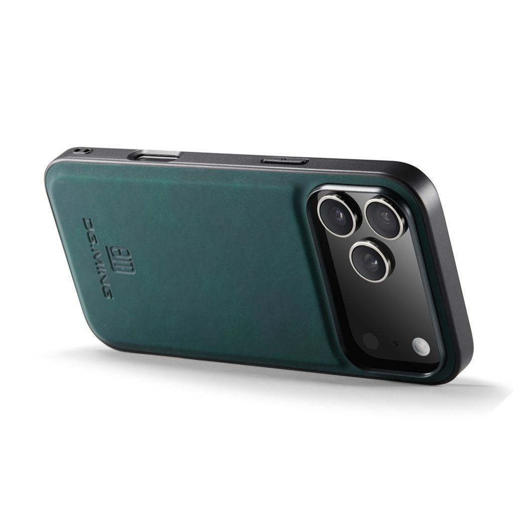 iPhone 18 Pro Max/17 Pro Max konstläderskal med höjda kanter, grön, bild 5