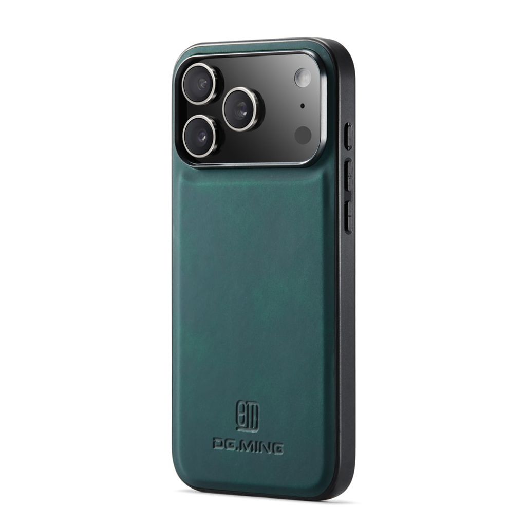 iPhone 18 Pro Max/17 Pro Max konstläderskal med höjda kanter, grön, bild 7