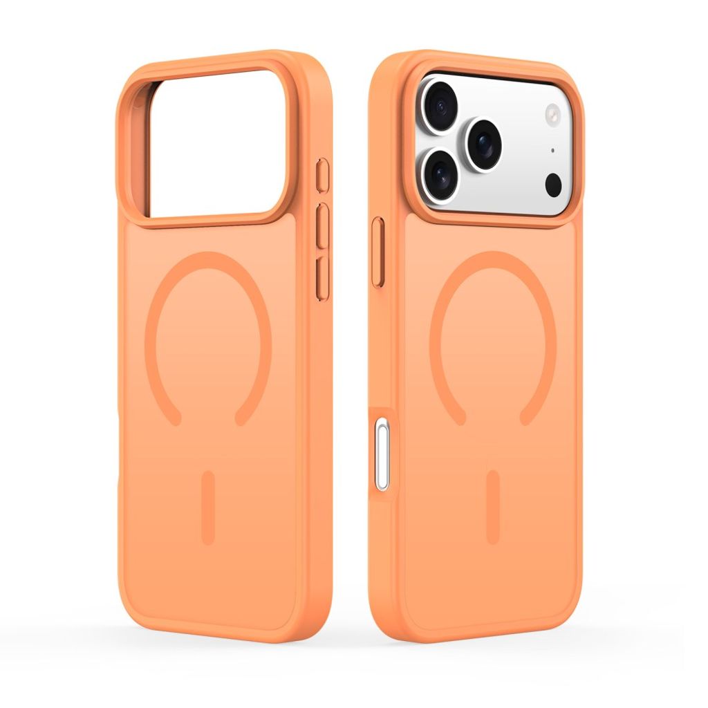iPhone 18 Pro Max/17 Pro Max MagSafe-skal med matt baksida, orange, bild 2