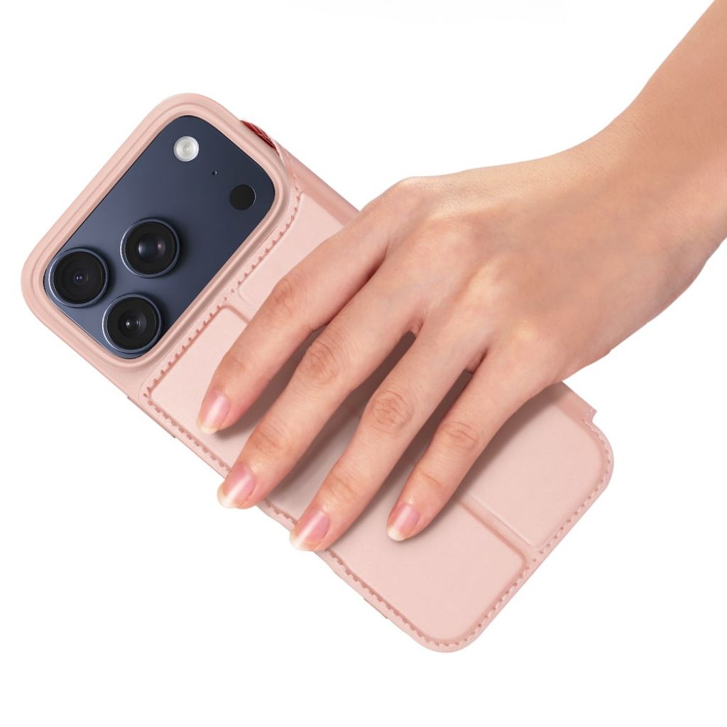 iPhone 18 Pro Max/17 Pro Max plånboksfodral med kortfack, rosa, bild 6