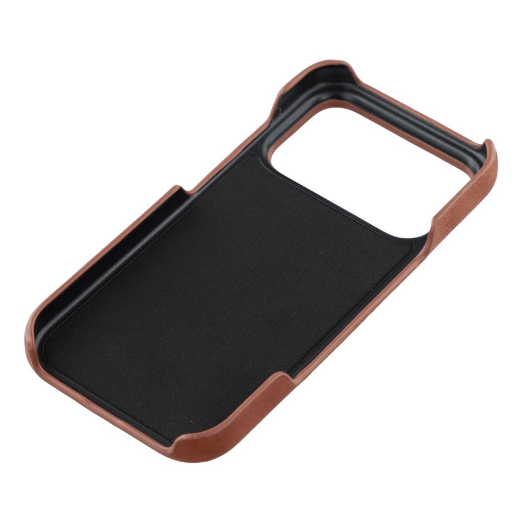 iPhone 18 Pro Max/17 Pro Max slimmat skal med kortplats, brun, bild 6