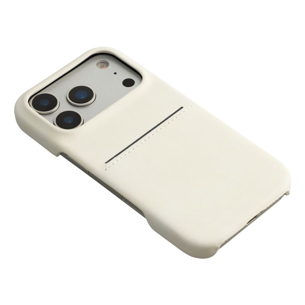 iPhone 18 Pro Max/17 Pro Max slimmat skal med kortplats, vit, bild 4