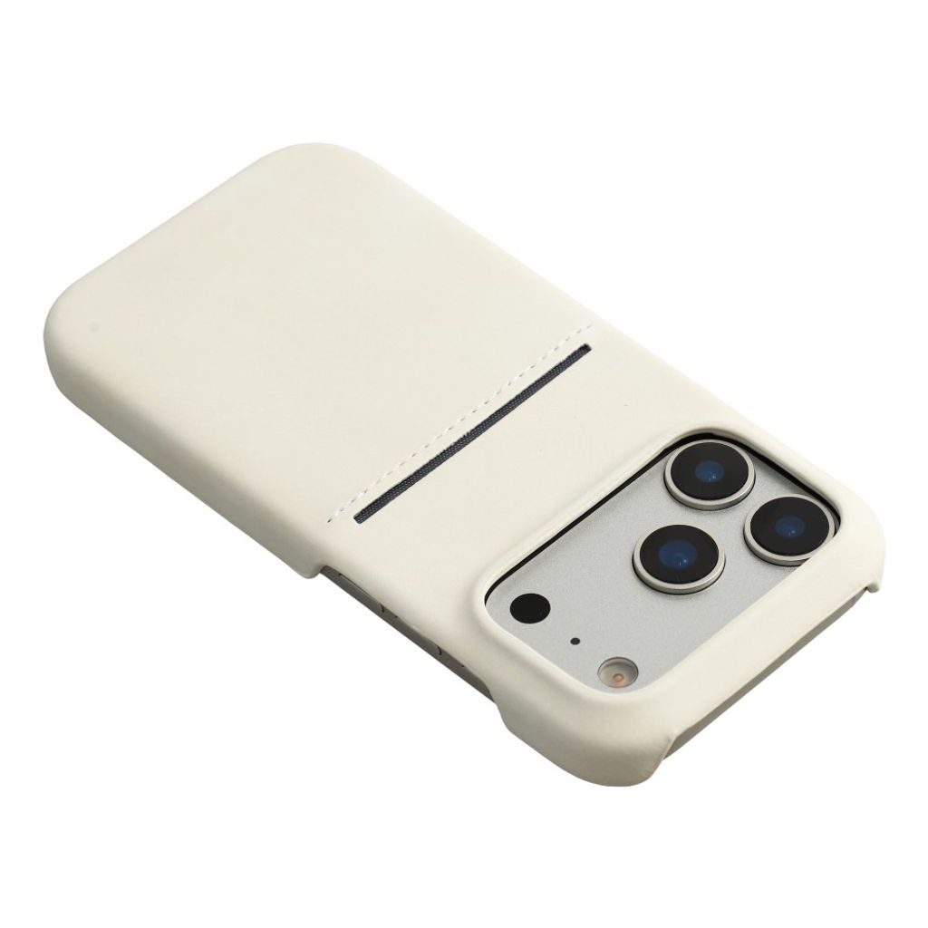 iPhone 18 Pro Max/17 Pro Max slimmat skal med kortplats, vit, bild 5