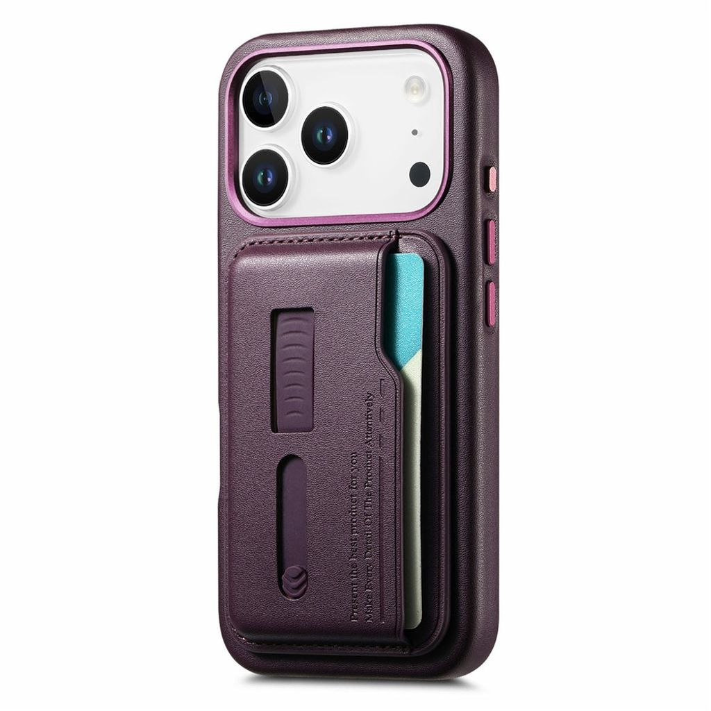 iPhone 18 Pro Max/17 Pro Max MagSafe-skal med kortfack, lila, bild 2