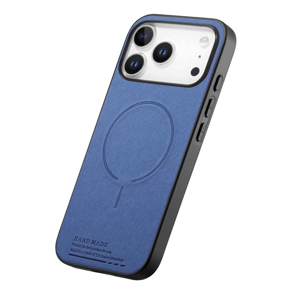 iPhone 18 Pro Max/17 Pro Max MagSafe-skal med textilbaksida, blå, bild 2