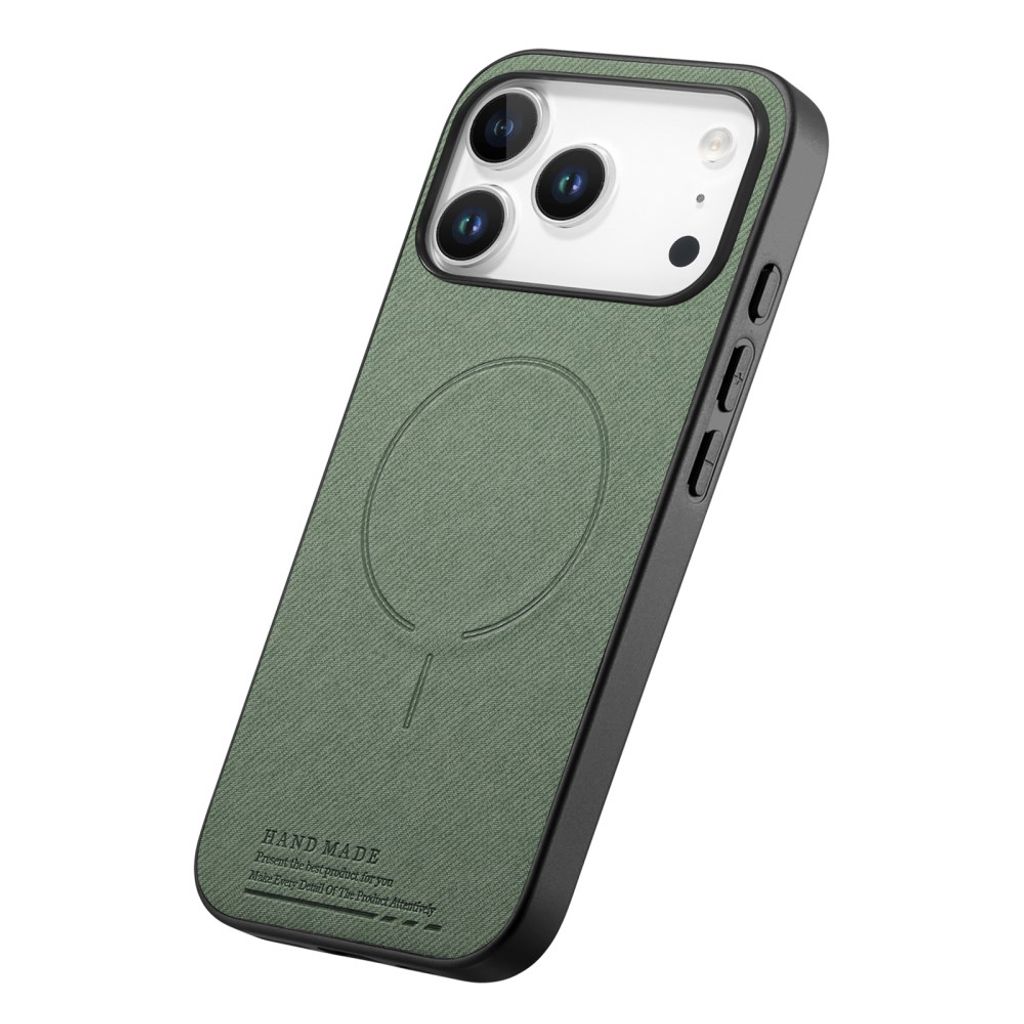 iPhone 18 Pro Max/17 Pro Max MagSafe-skal med textilbaksida, grön, bild 2