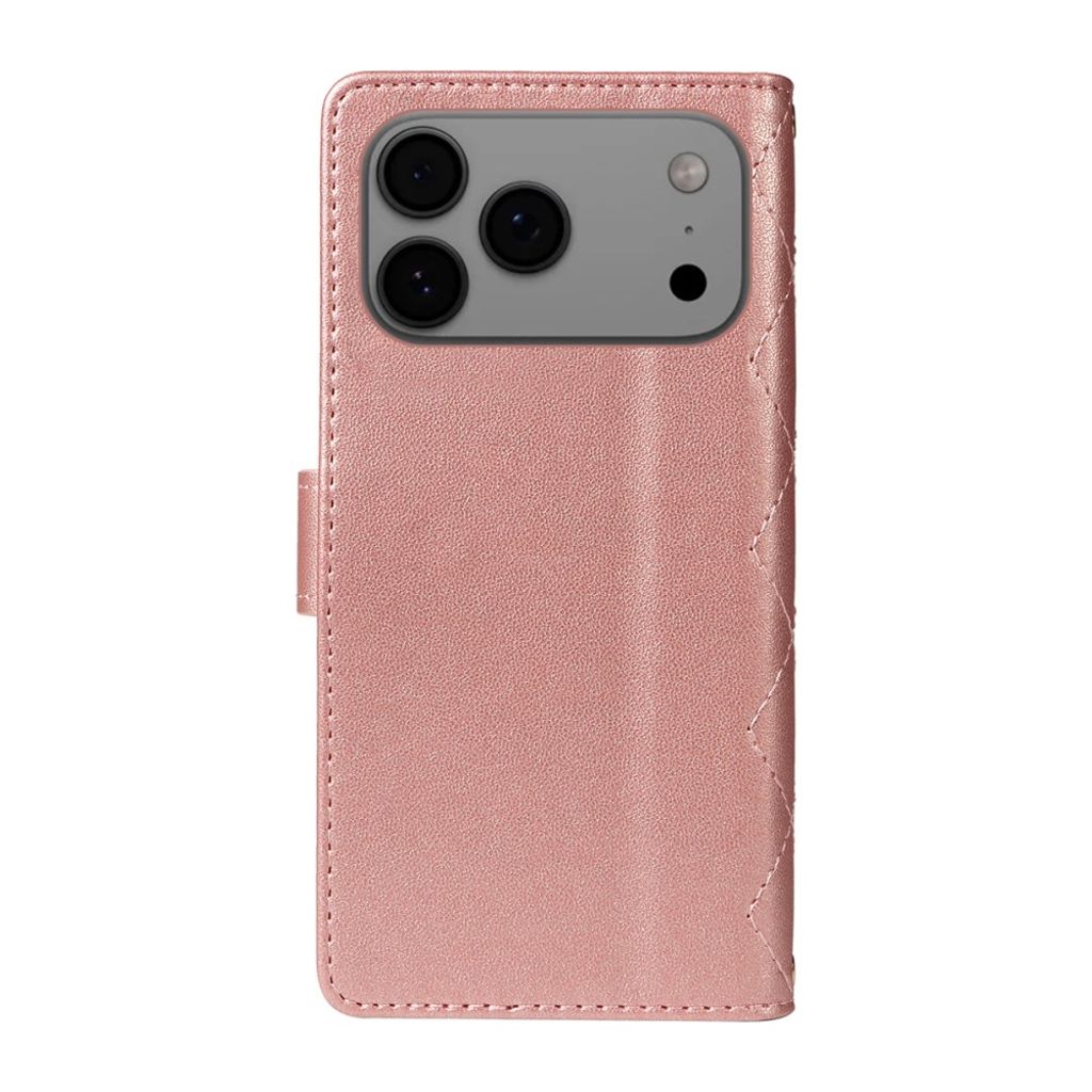 iPhone 18 Pro Max/17 Pro Max plånboksfodral med axelrem, roséguld, bild 5