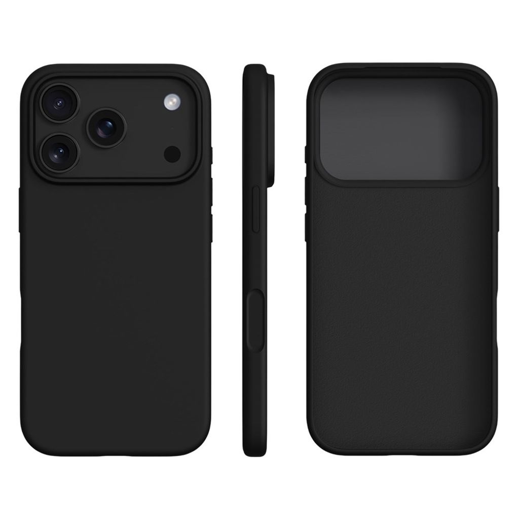 iPhone 18 Pro Max/17 Pro Max ultratunt silikonskal, svart, bild 2