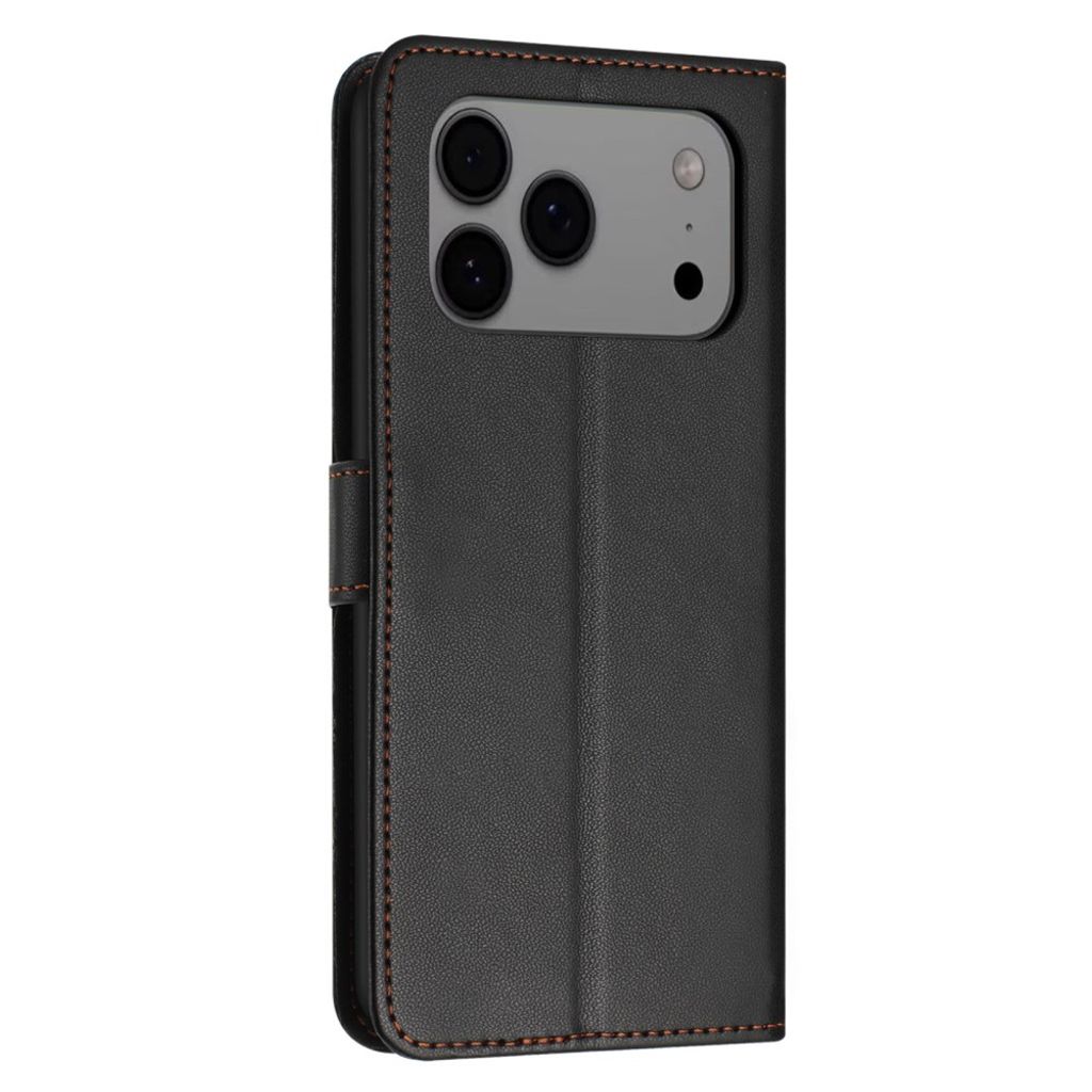 iPhone 18 Pro Max/17 Pro Max plånboksfodral med 3 kortfack, svart, bild 3