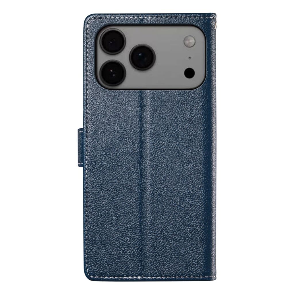 iPhone 18 Pro Max/17 Pro Max plånboksfodral med handledsrem, mörkblå, bild 7