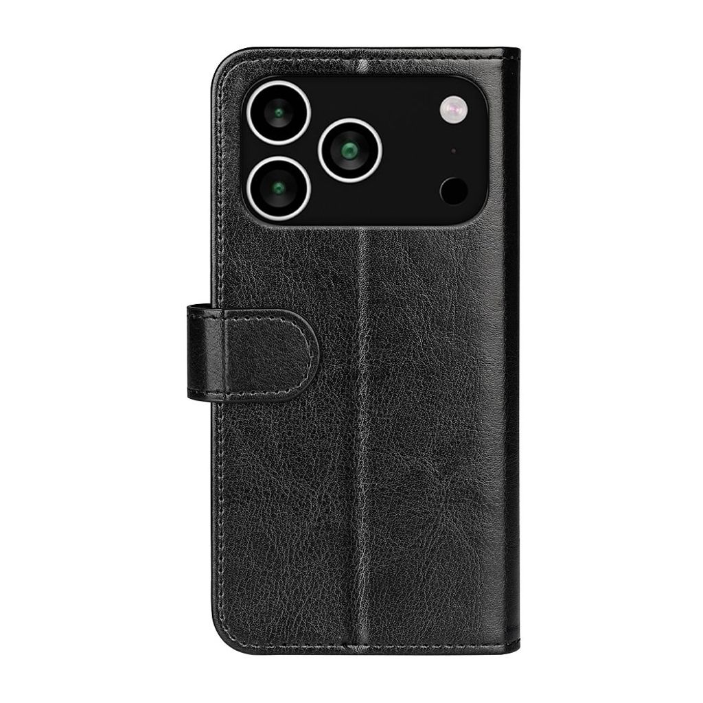 iPhone 18 Pro Max/17 Pro Max plånboksfodral i konstläder, svart, bild 6