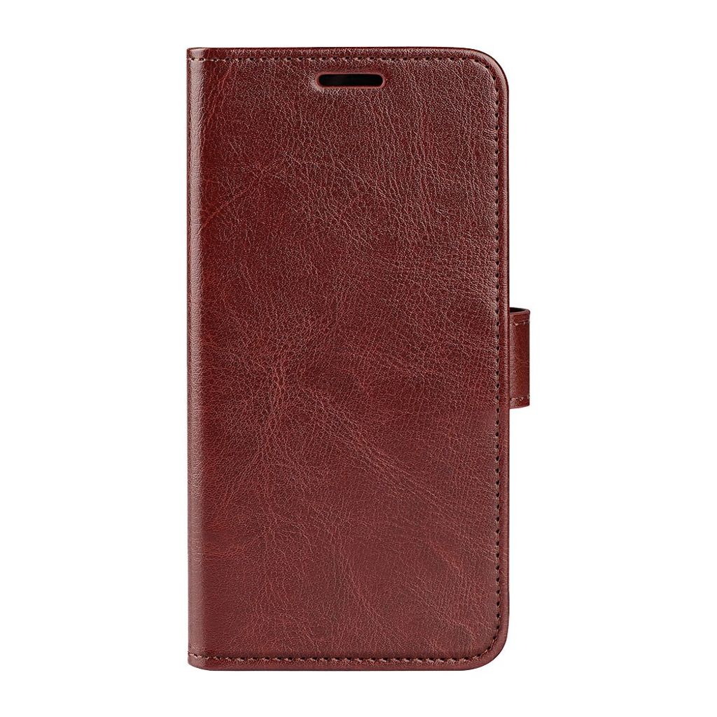 iPhone 18 Pro Max/17 Pro Max plånboksfodral i konstläder, brun, bild 5