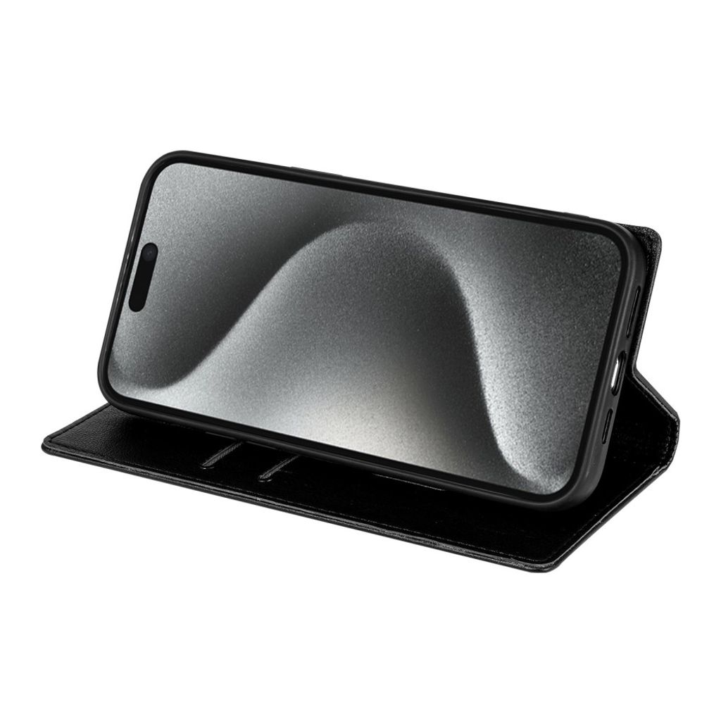 iPhone 18 Pro Max/17 Pro Max plånboksfodral med 2 kortfack, svart, bild 3
