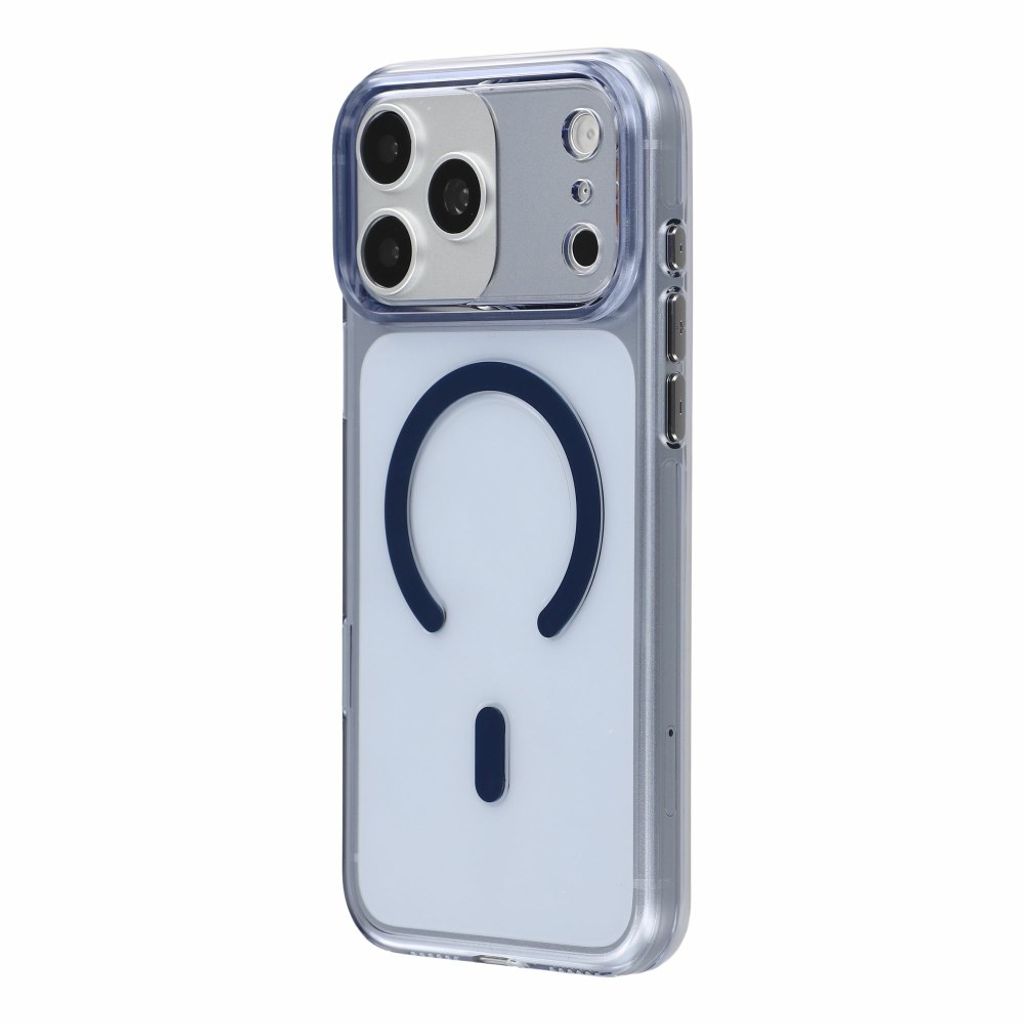 iPhone 18 Pro Max/17 Pro Max genomskinligt MagSafe-skal, blå, bild 3