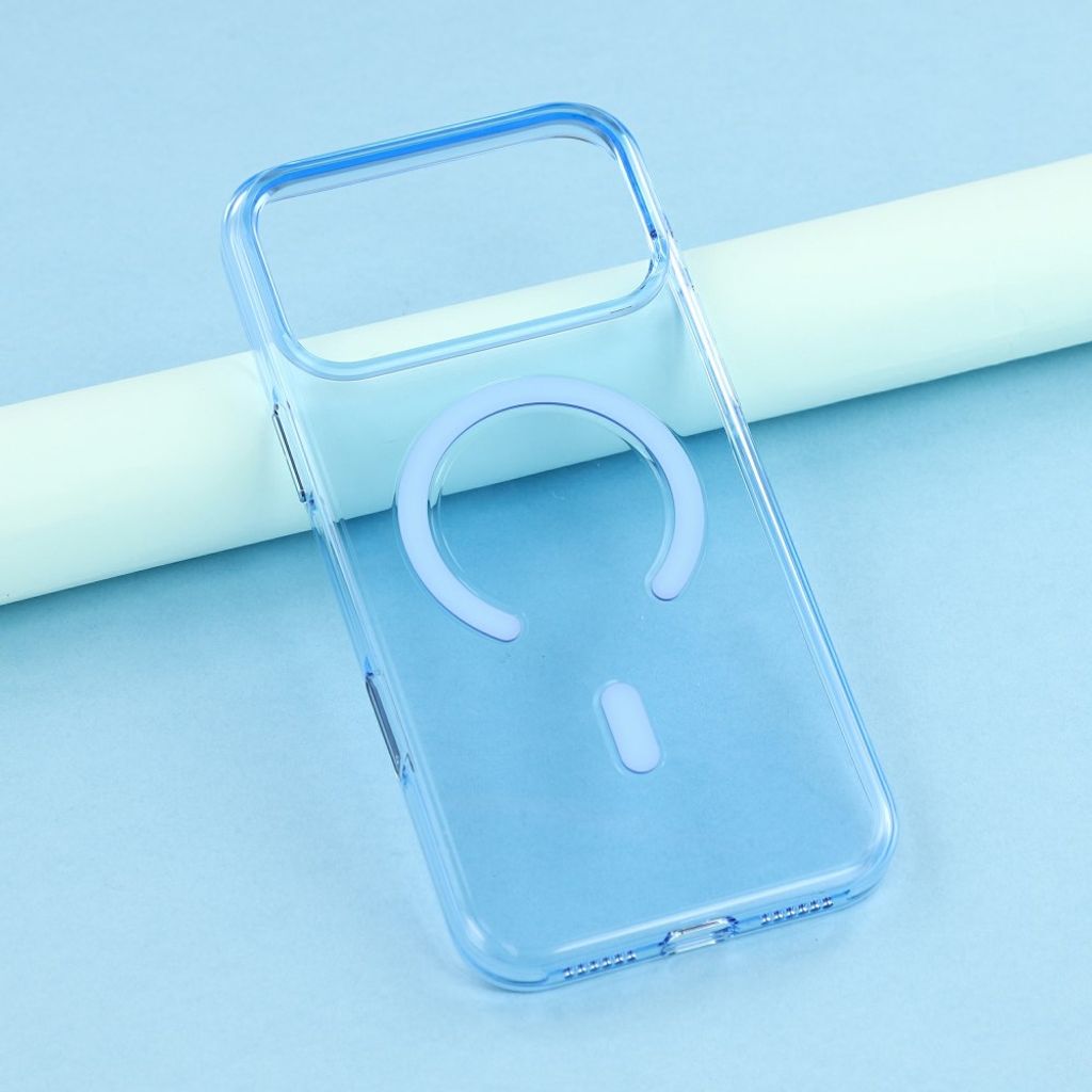 iPhone 18 Pro Max/17 Pro Max genomskinligt MagSafe-skal, ljusblå, bild 6