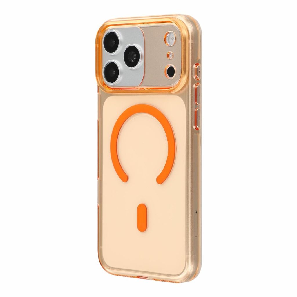 iPhone 18 Pro Max/17 Pro Max genomskinligt MagSafe-skal, orange, bild 3