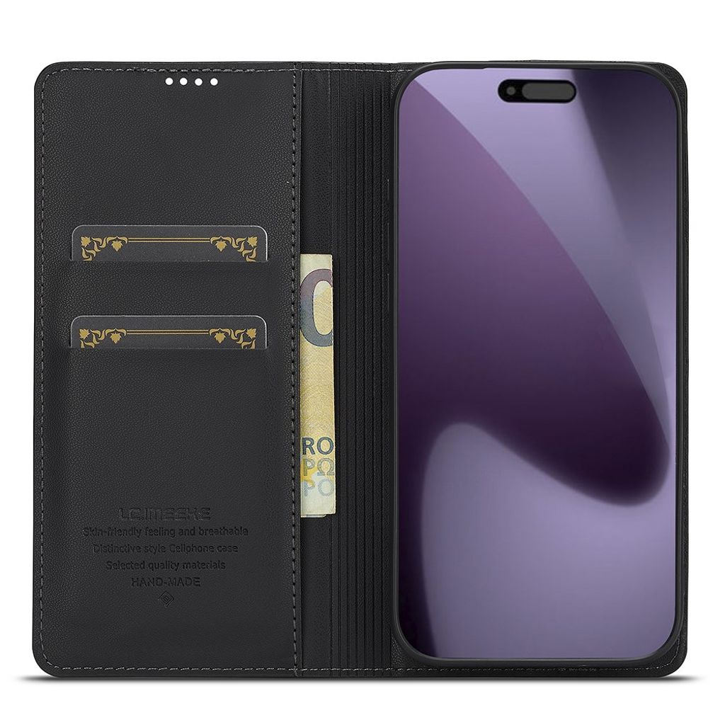 iPhone 18 Pro Max/17 Pro Max vattenavvisande plånboksfodral, svart, bild 2