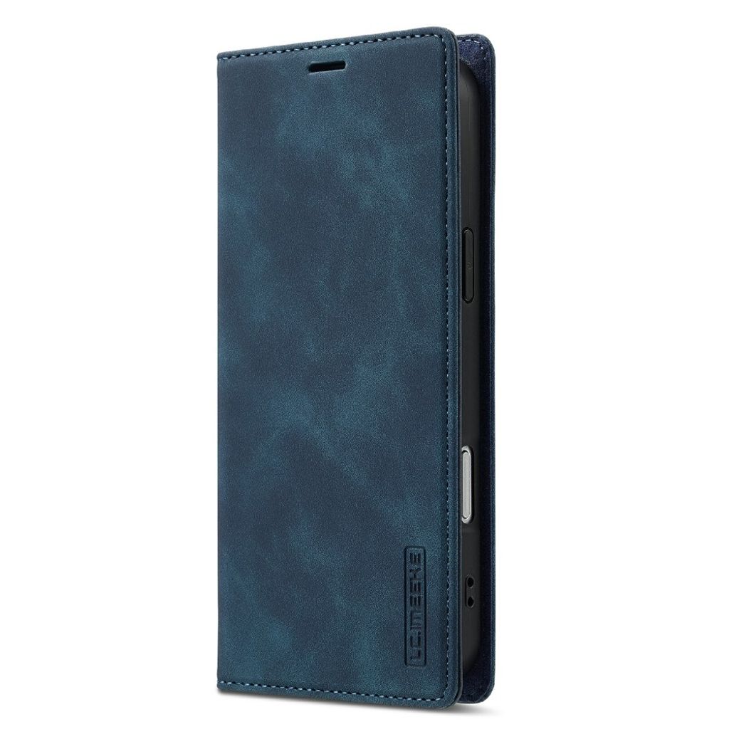 iPhone 18 Pro Max/17 Pro Max plånboksfodral i mikrofiberläder, blå, bild 5