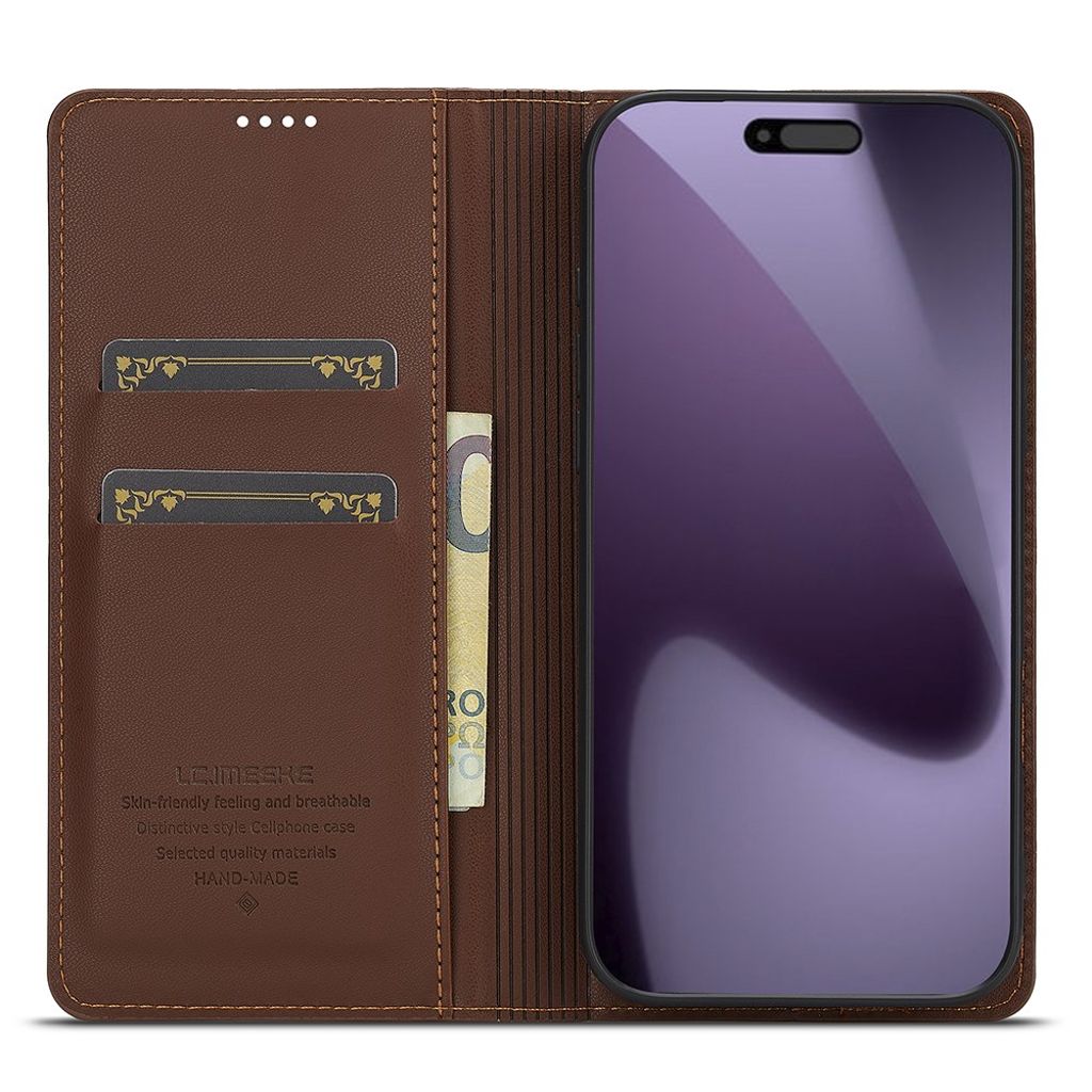 iPhone 18 Pro Max/17 Pro Max vattenavvisande plånboksfodral, brun, bild 2